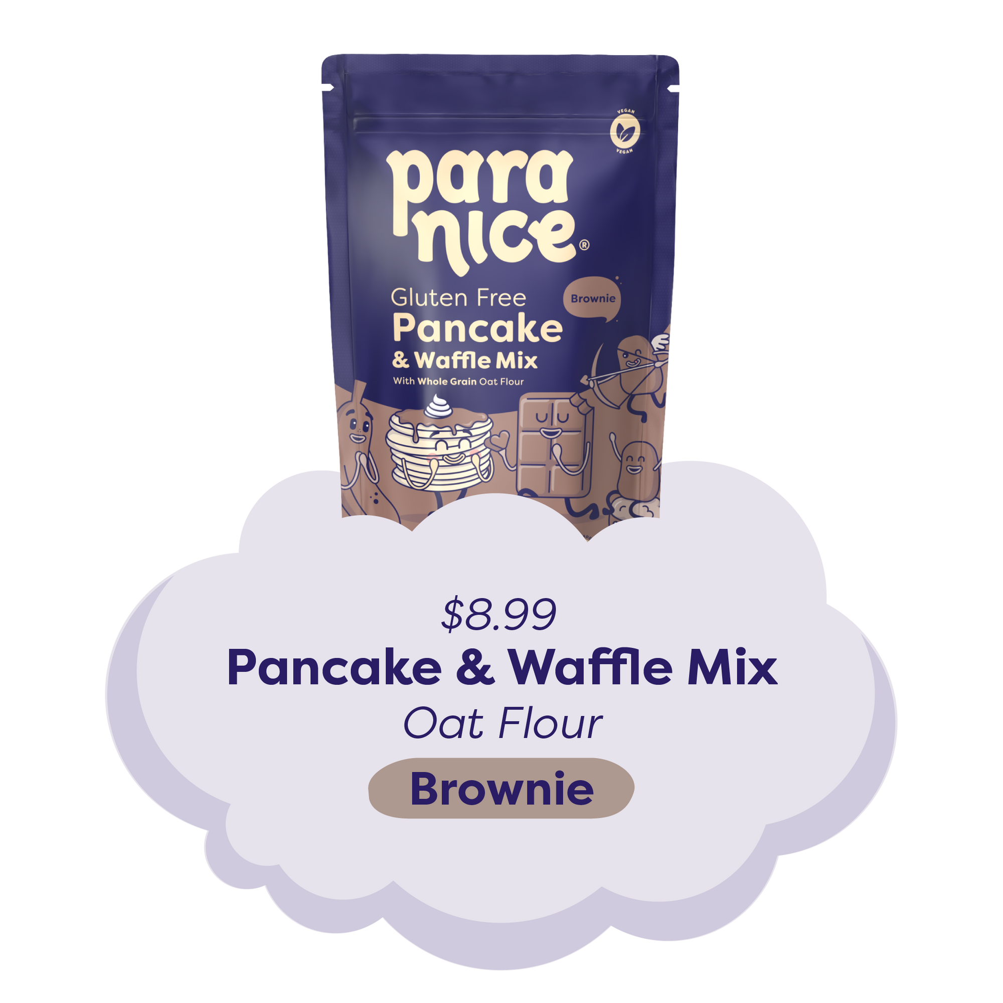 Pancake & Waffle Mix Oat Flour Brownie